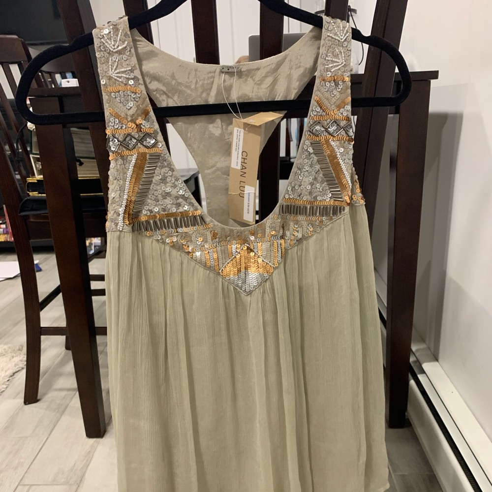 CHAN LUU handcrafted women shirt. THO-BL-6684.